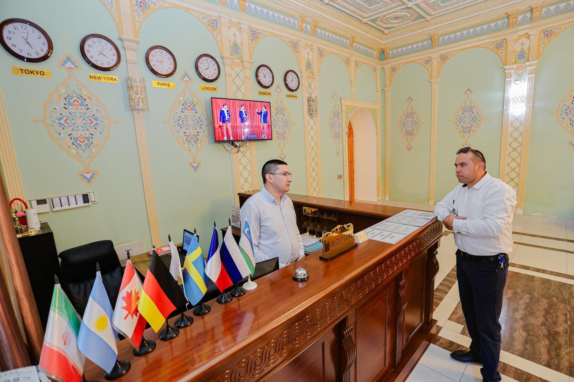 Yangi Sharq Hotel Samarkand Bagian luar foto