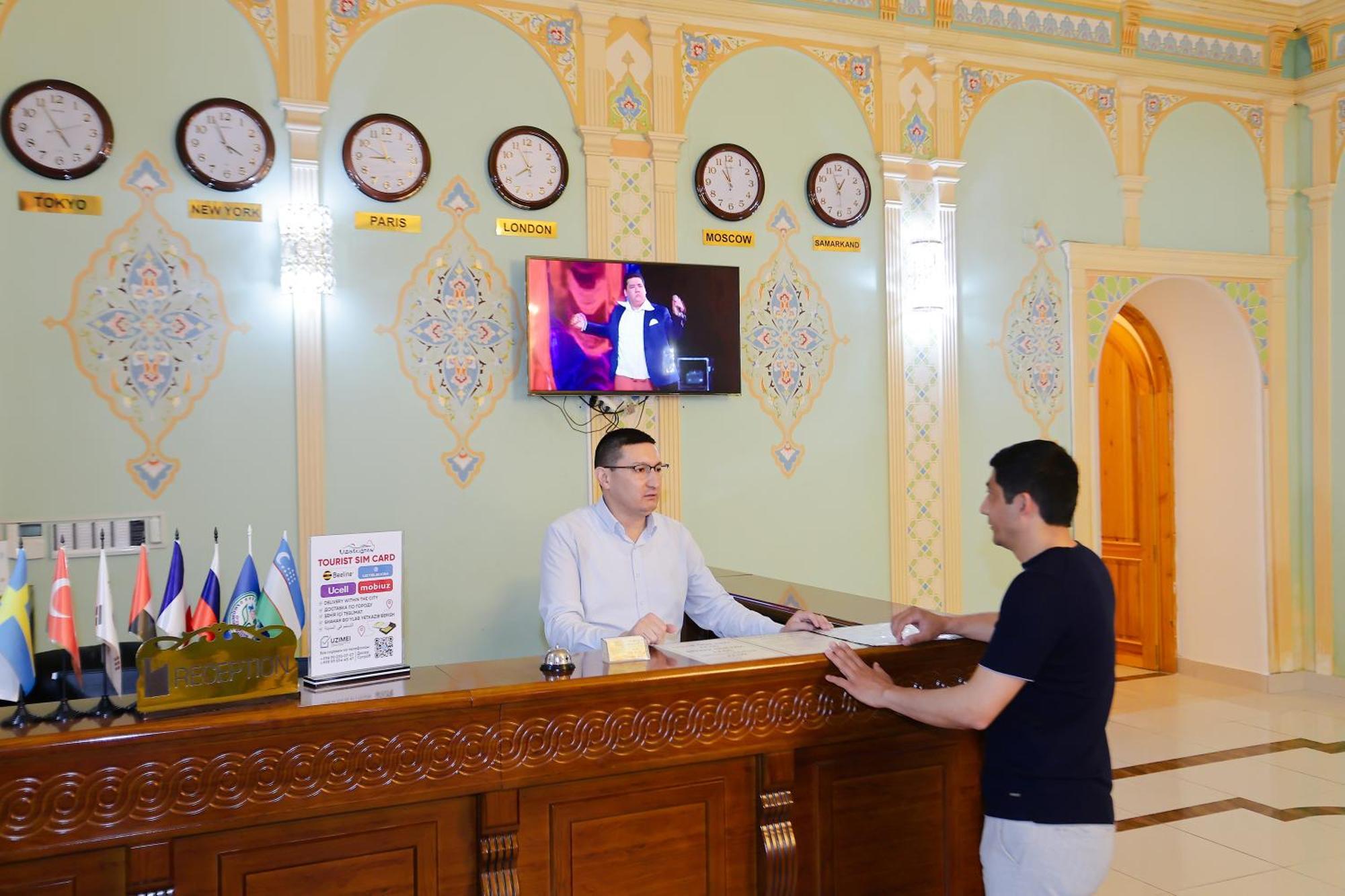 Yangi Sharq Hotel Samarkand Bagian luar foto